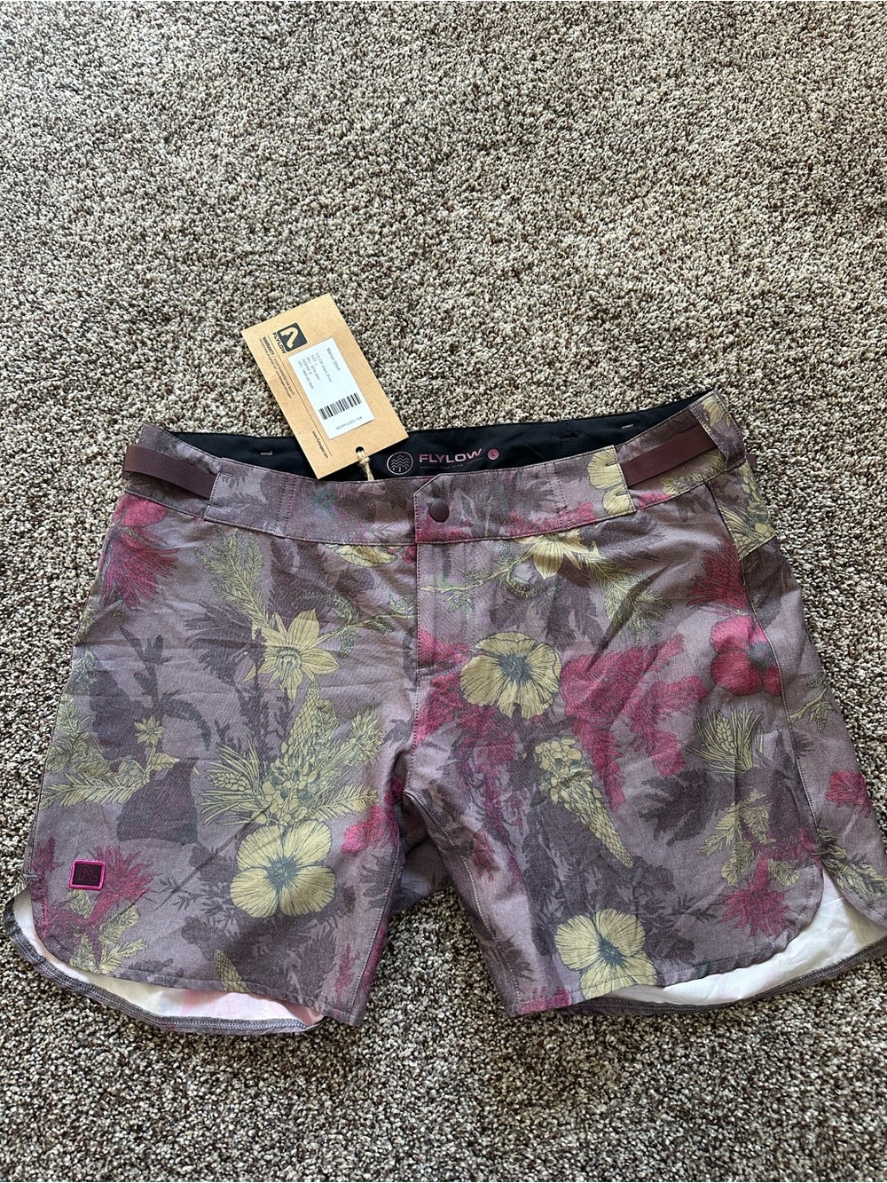 Flylow Marion Women's Floral Outdoor Shorts Size L